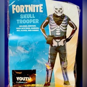 Kids Fortnite Skull Trooper Costume